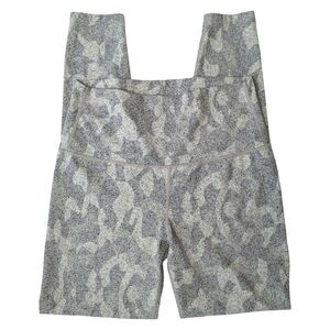 Varley Womens Leggings Gray Camo Pattern Size Size M